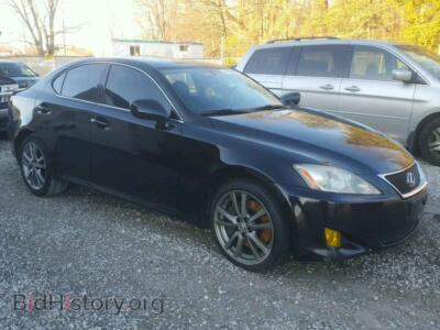 2008 Lexus IS350 IS 350, черный — VIN JTHBE262685018417, Copart