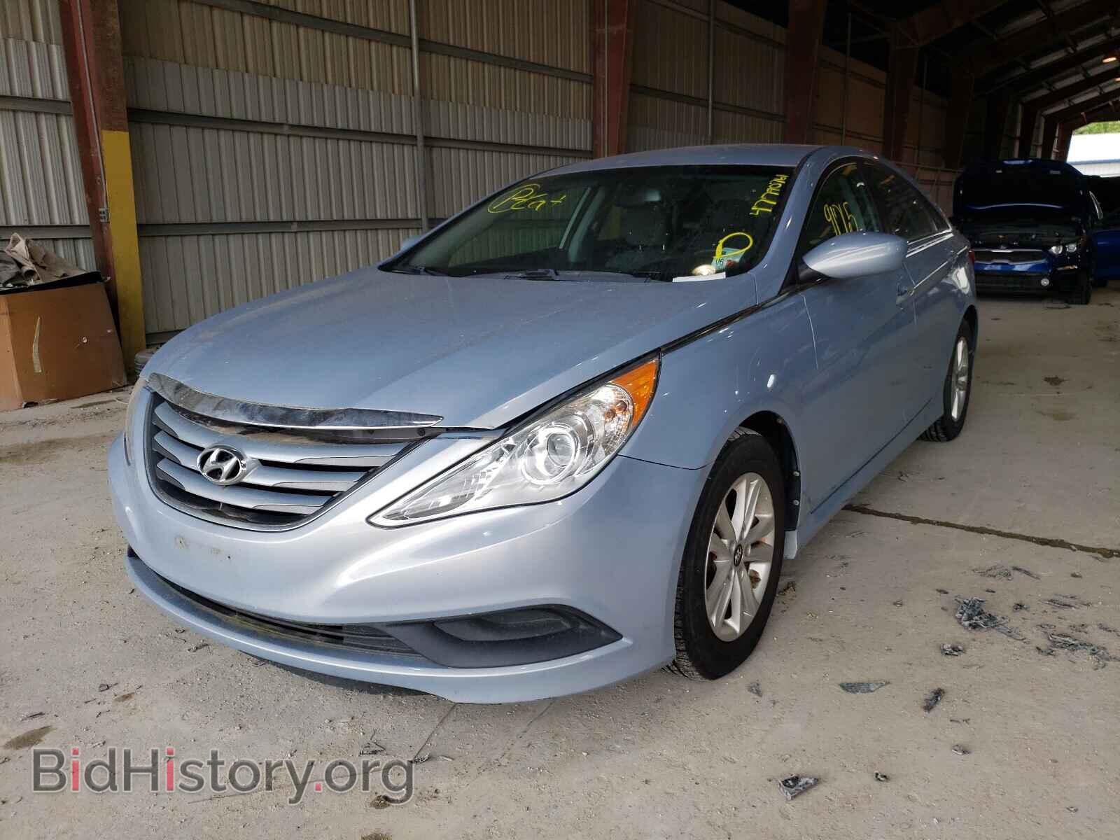2014 HYUNDAI SONATA - VIN: 5NPEB4AC9EH839400 - Фото 2