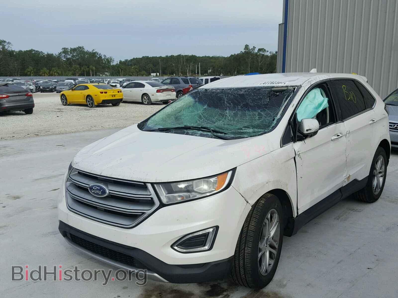 2015 FORD EDGE - VIN: 2FMTK3K92FBB23127 - Фото 2