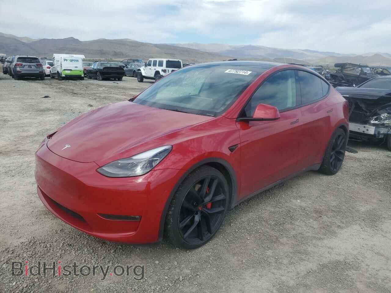 Photo 7SAYGDEF6NF345323 - TESLA MODEL Y 2022
