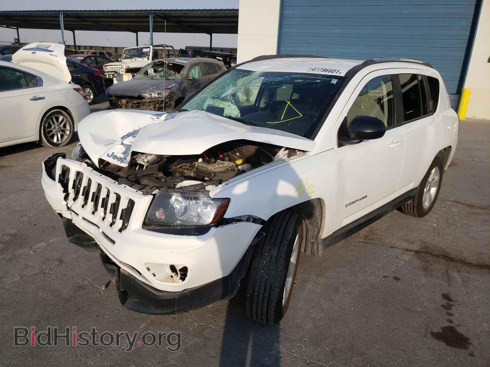 2014 JEEP COMPASS - VIN: 1C4NJCBB4ED830600 - Фото 2