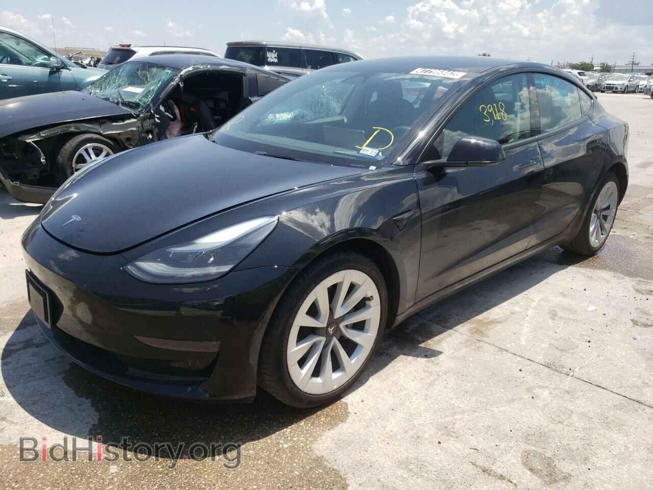 2022 TESLA MODEL 3 - VIN: 5YJ3E1EA7NF191138 - Фото 2