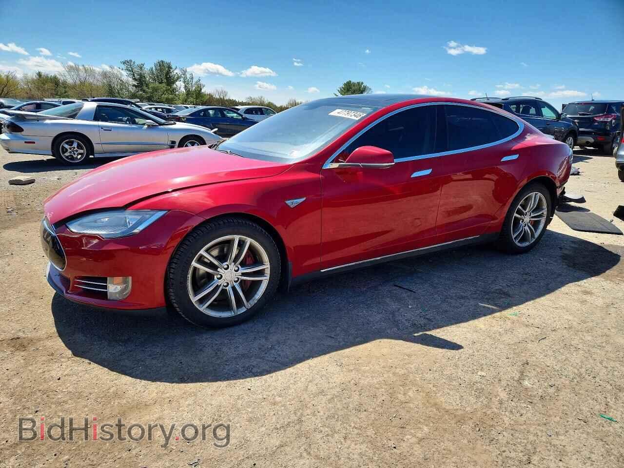 Photo 5YJSA1H10EFP52220 - TESLA MODEL S 2014
