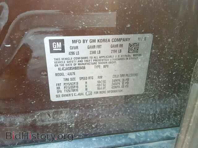 2017 BUICK ENCORE PRE - VIN: KL4CJASB5HB059456 - Photo 10