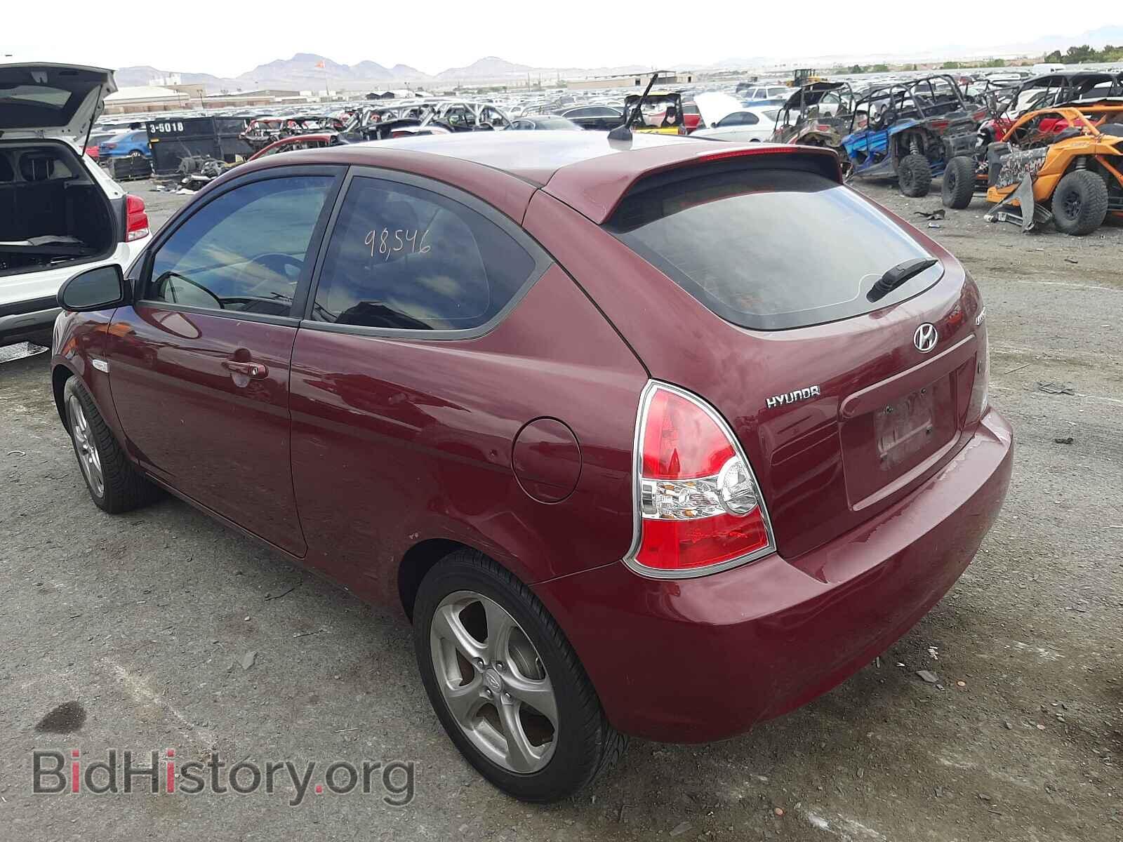 2007 HYUNDAI ACCENT - VIN: KMHCN36C37U043473 - Photo 3