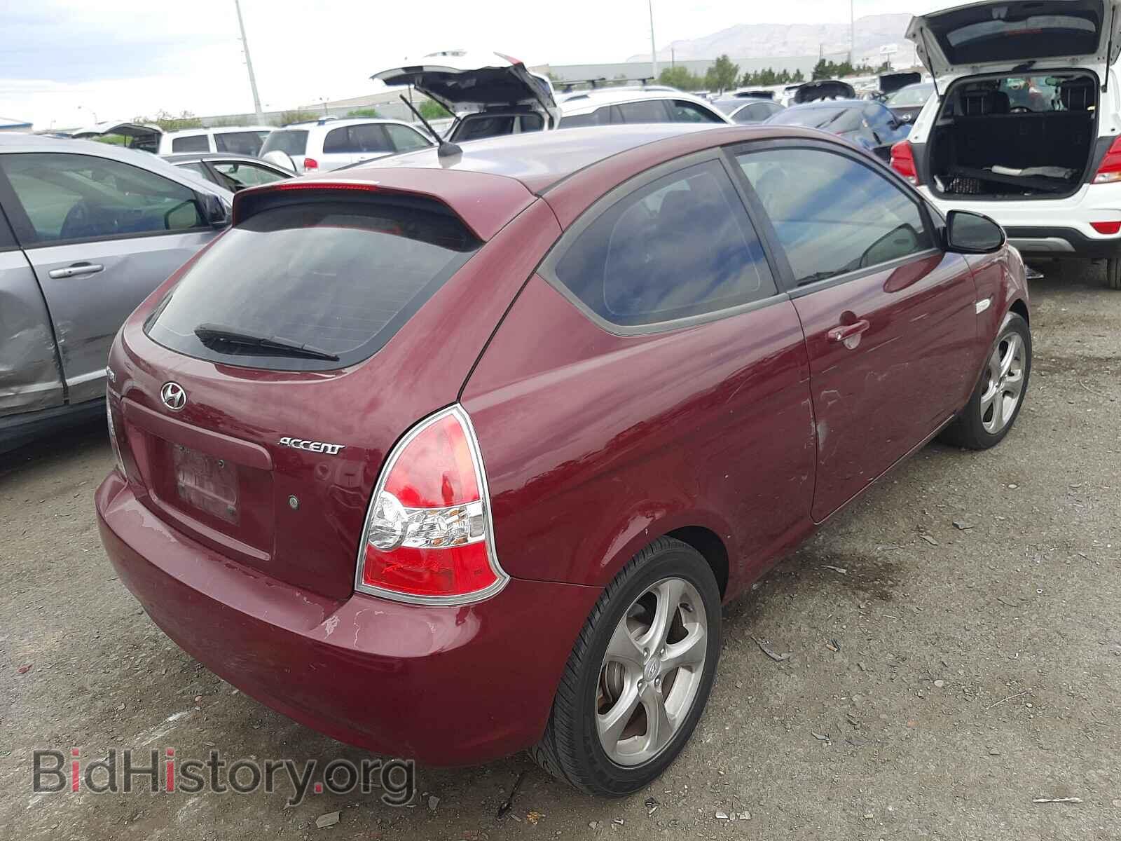 2007 HYUNDAI ACCENT - VIN: KMHCN36C37U043473 - Photo 4