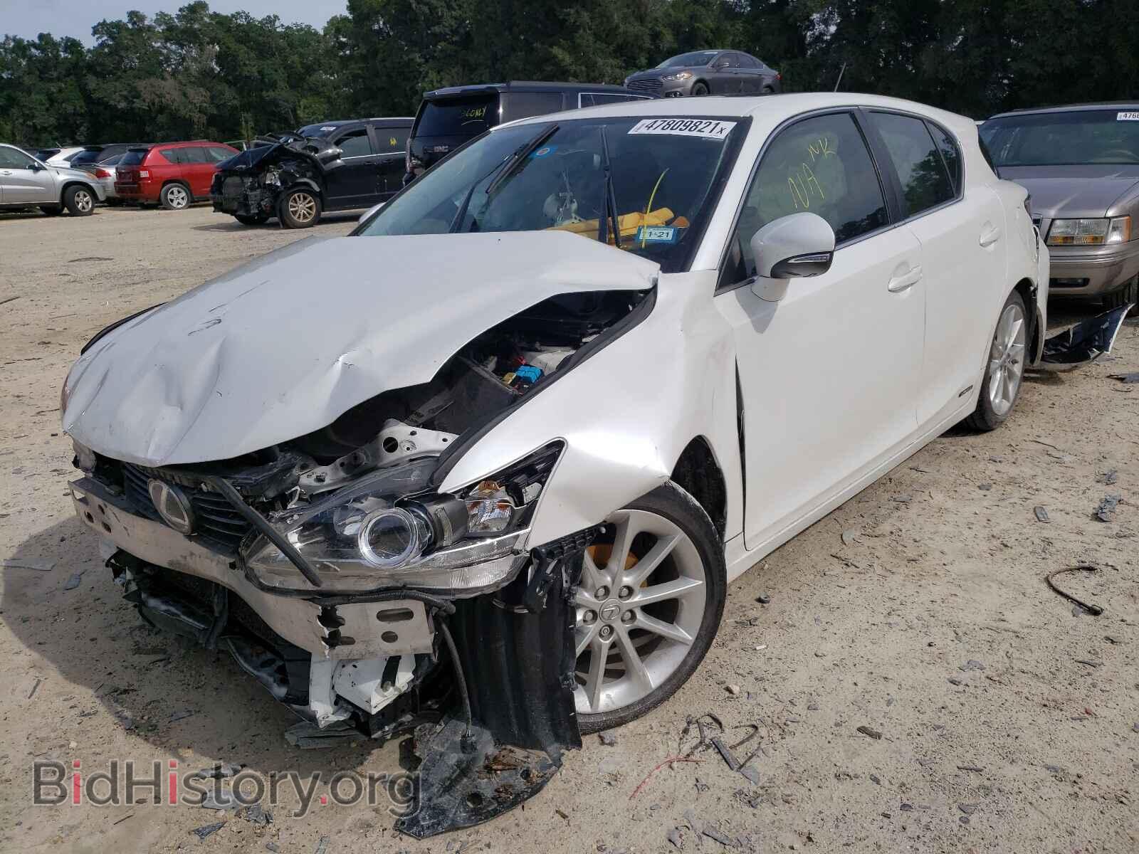 2012 LEXUS CT 200 - VIN: JTHKD5BH6C2066783 - Фото 2