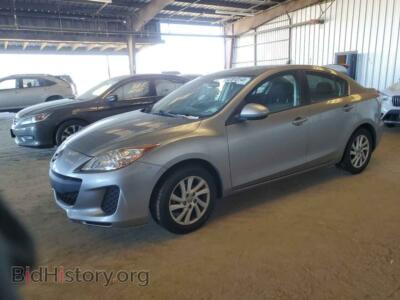 2012 Mazda 3 I, silver — VIN JM1BL1V72C1583584, Copart
