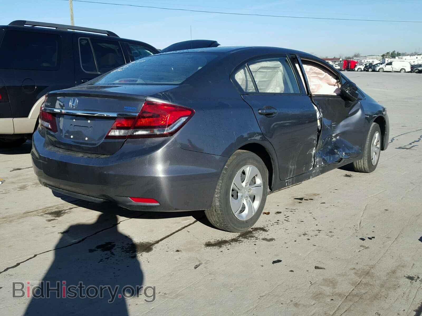 2013 HONDA CIVIC - VIN: 19XFB2F57DE228092 - Фото 4
