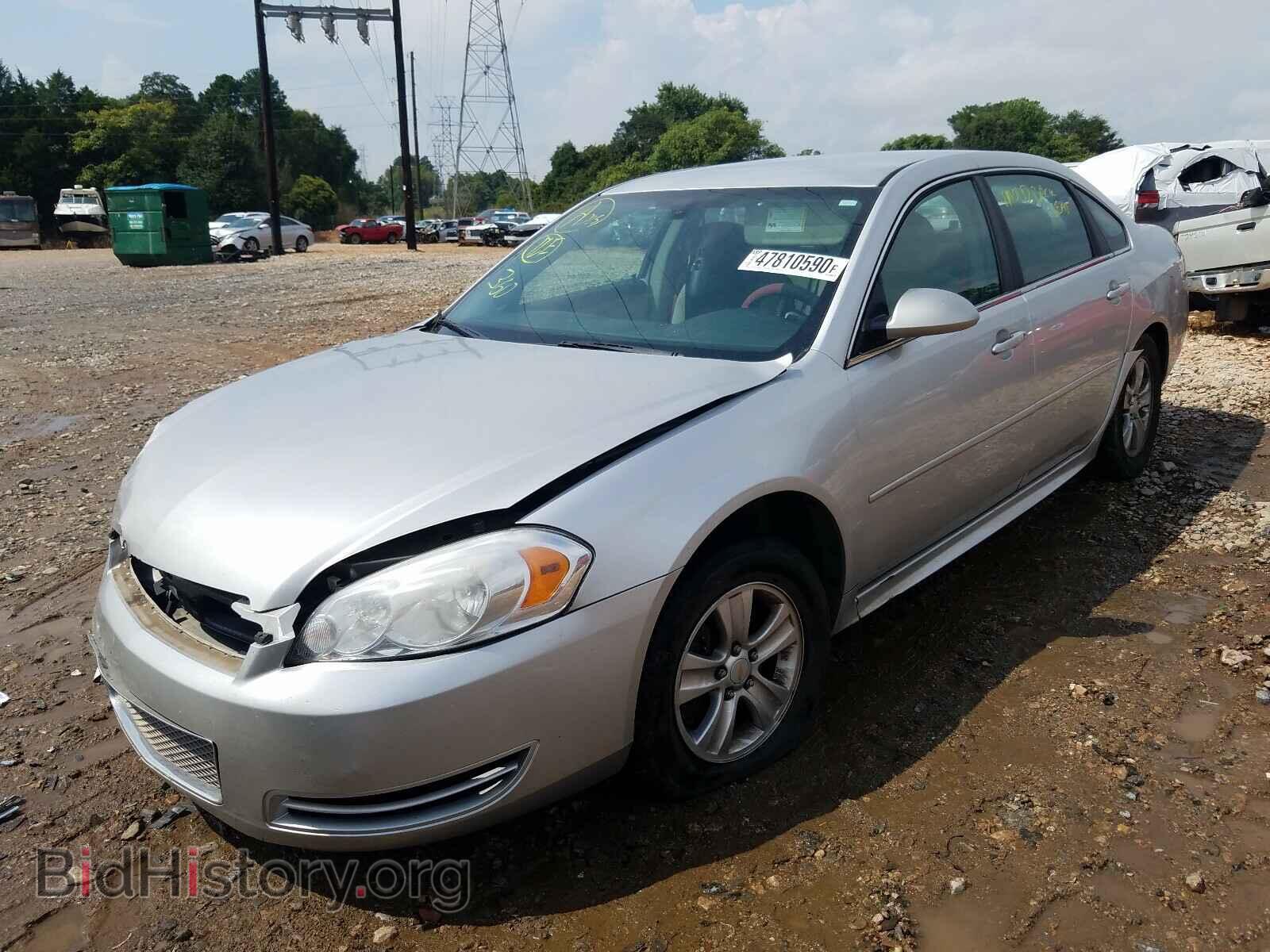 2012 CHEVROLET IMPALA - VIN: 2G1WF5E3XC1323806 - Фото 2