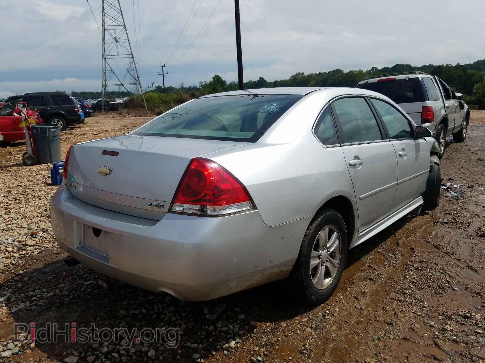 2012 CHEVROLET IMPALA - VIN: 2G1WF5E3XC1323806 - Фото 4
