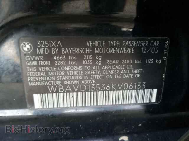 2006 BMW 3 SERIES - VIN: WBAVD13536KV06133 - Фото 10