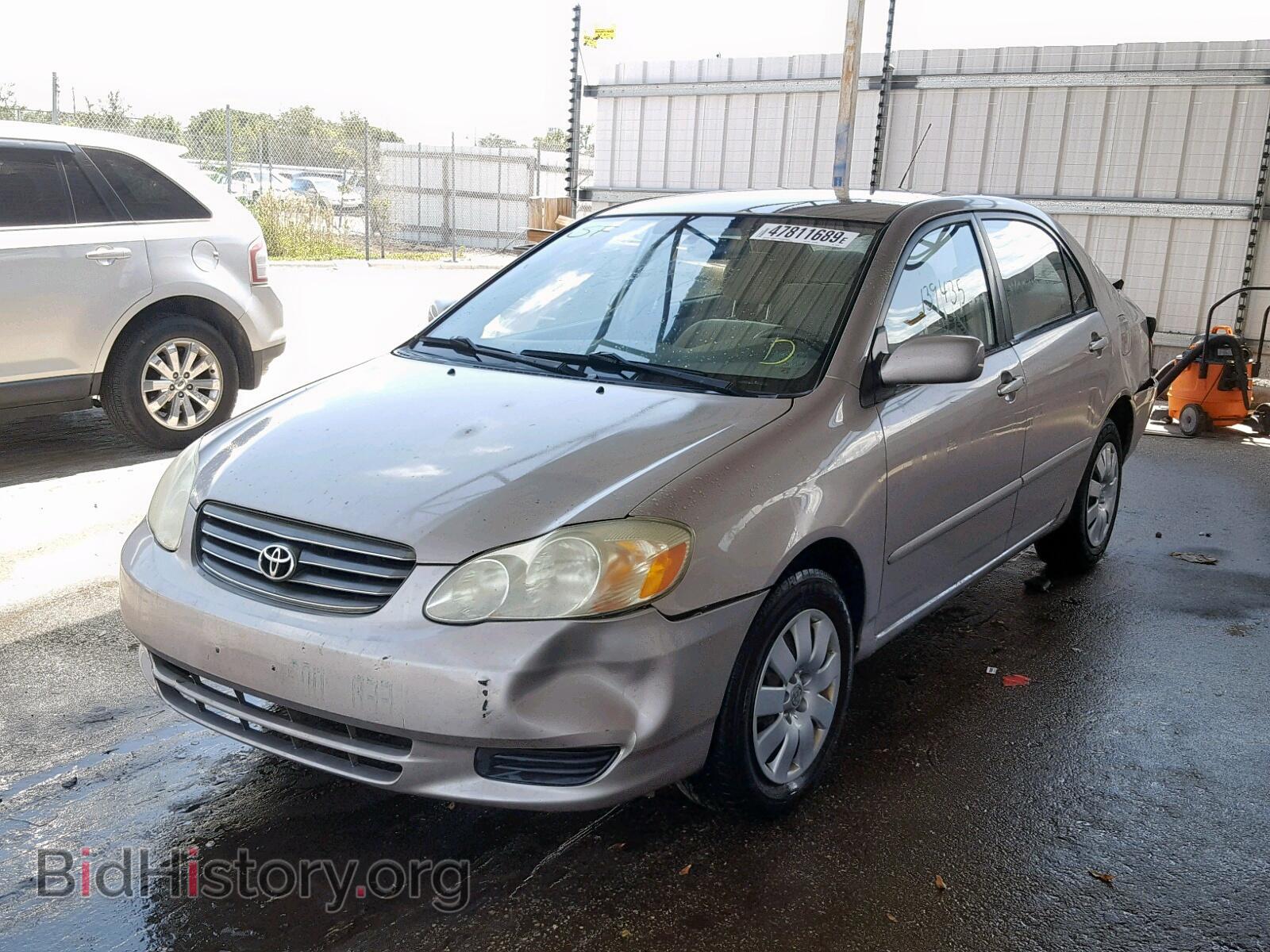 2003 TOYOTA COROLLA - VIN: 2T1BR32E23C053785 - Фото 2
