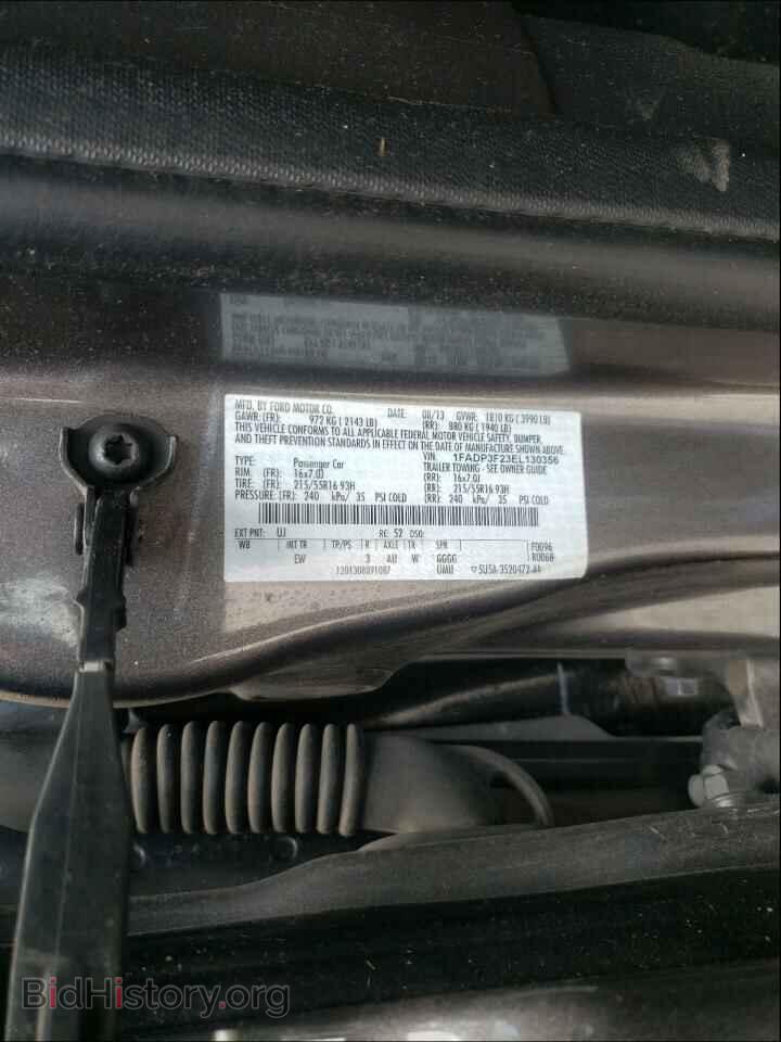 2014 FORD FOCUS - VIN: 1FADP3F23EL130356 - Фото 10
