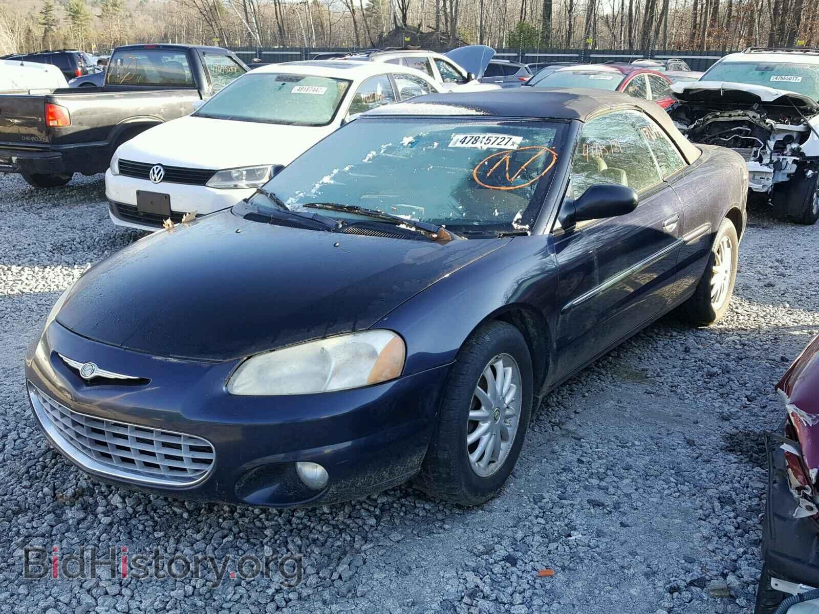 2002 CHRYSLER SEBRING - VIN: 1C3EL55R62N238365 - Фото 2