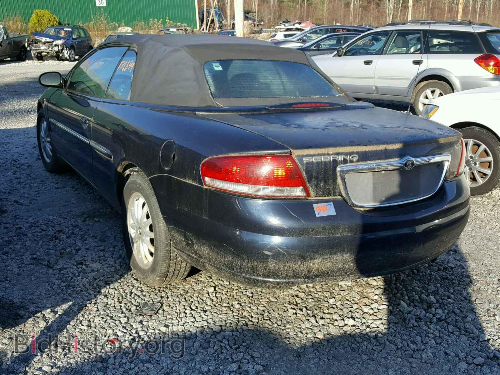 2002 CHRYSLER SEBRING - VIN: 1C3EL55R62N238365 - Фото 3