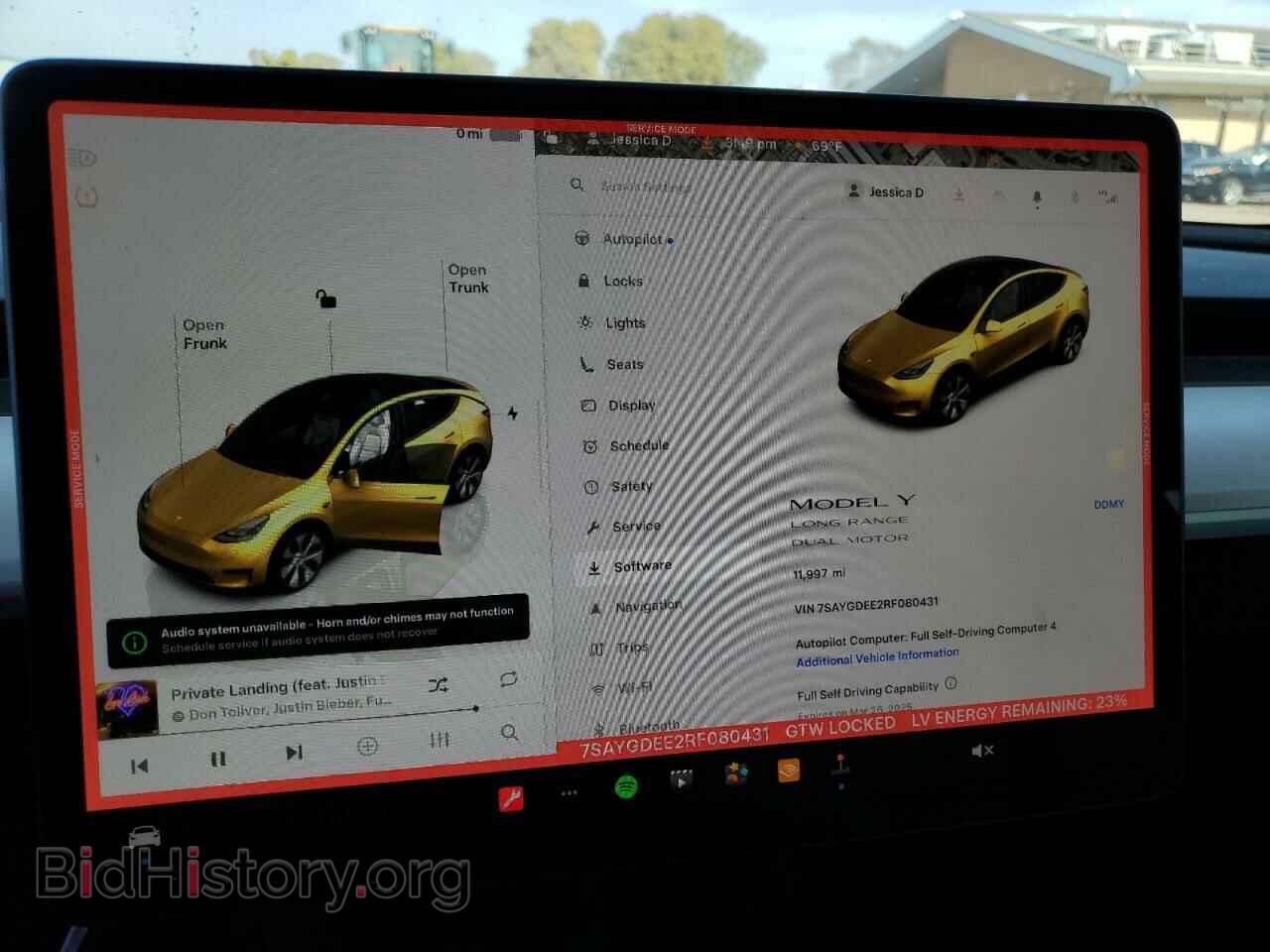 2024 TESLA MODEL Y - VIN: 7SAYGDEE2RF080431 - Фото 9