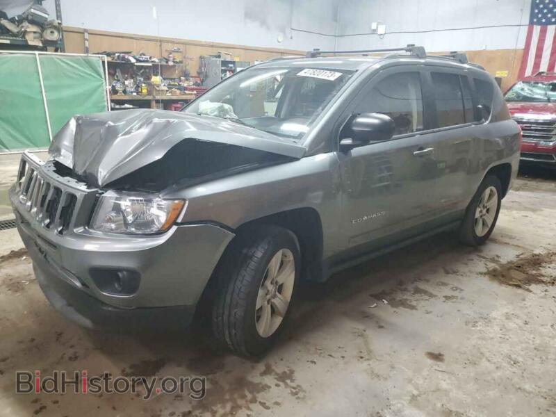 2012 Jeep COMPASS Compass LA (VIN 1C4NJDEB7CD616294) — фото 1 из 13, Copart, повреждение: передняя часть