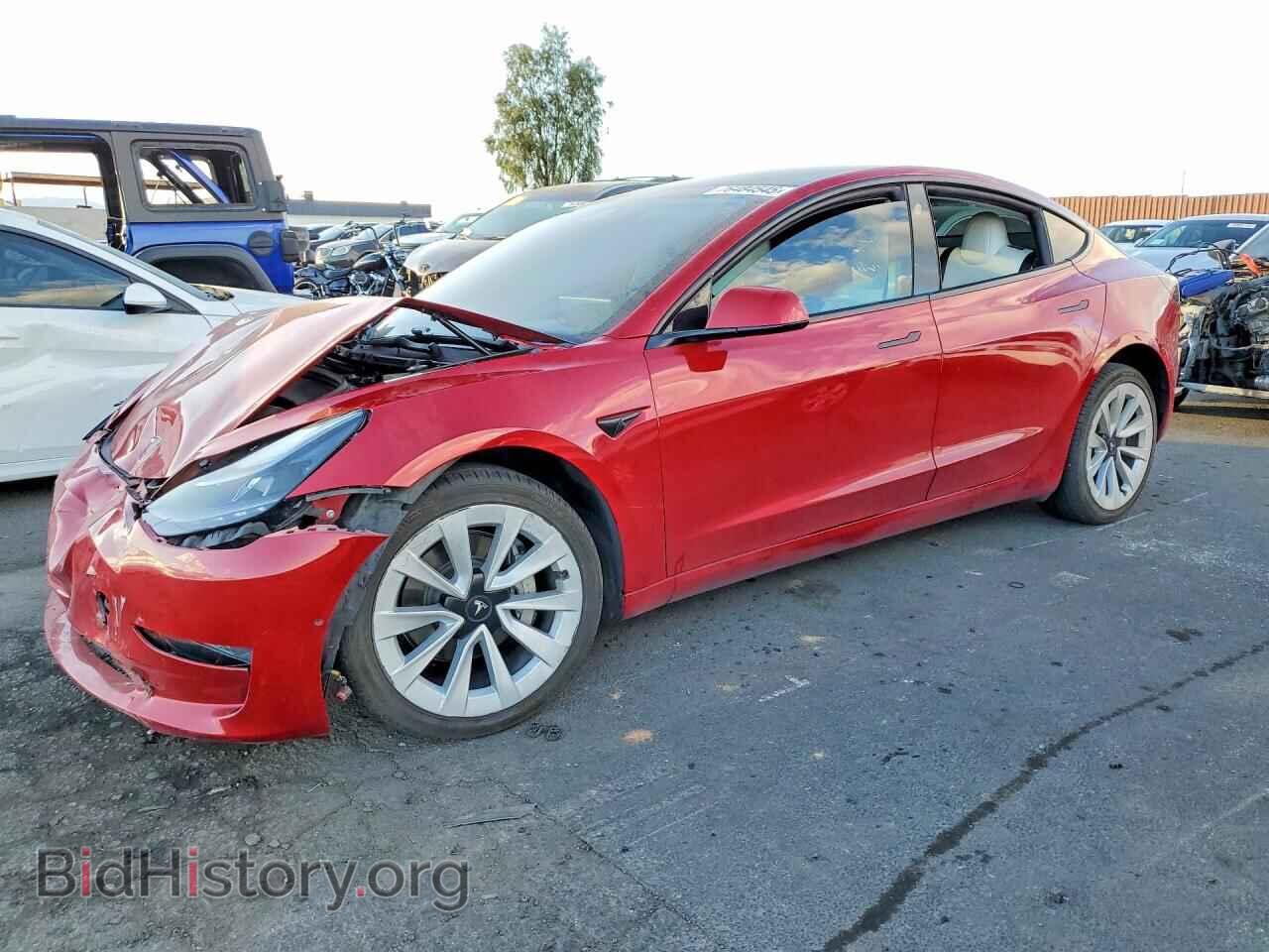 Photo 5YJ3E1EB5MF070275 - TESLA MODEL 3 2021