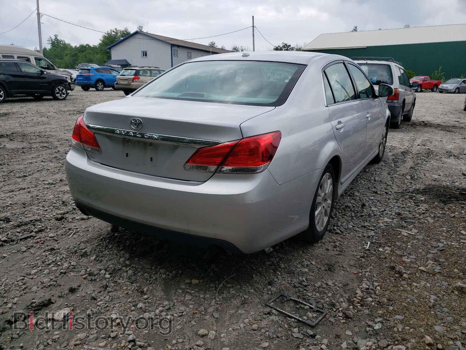 2011 TOYOTA AVALON - VIN: 4T1BK3DB2BU378747 - Фото 4
