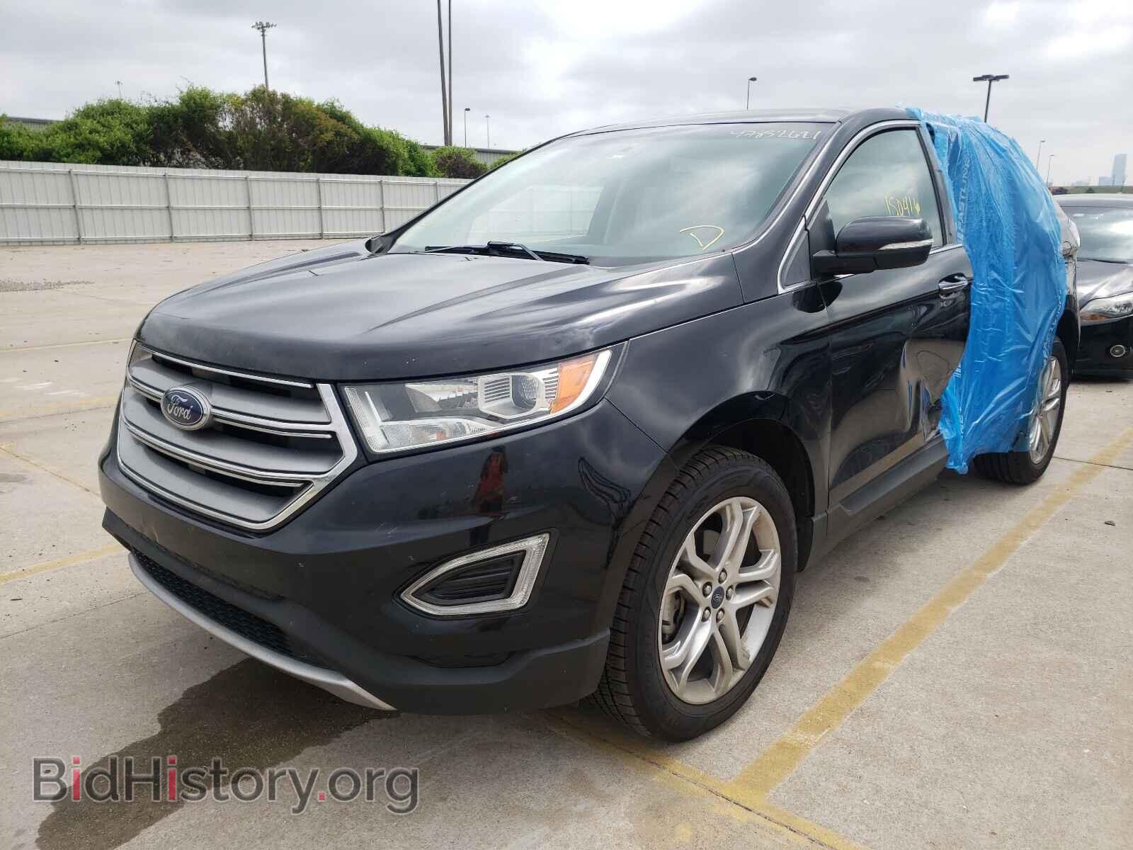 2016 FORD EDGE - VIN: 2FMPK3K97GBB13597 - Фото 2