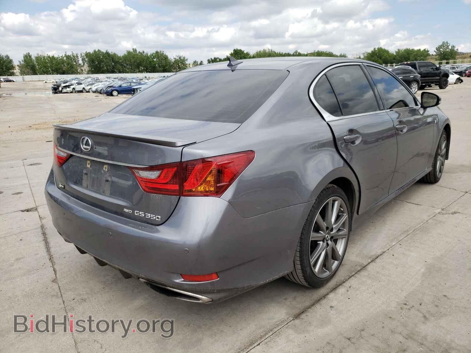 2013 LEXUS GS350 - VIN: JTHCE1BL2D5020043 - Фото 4