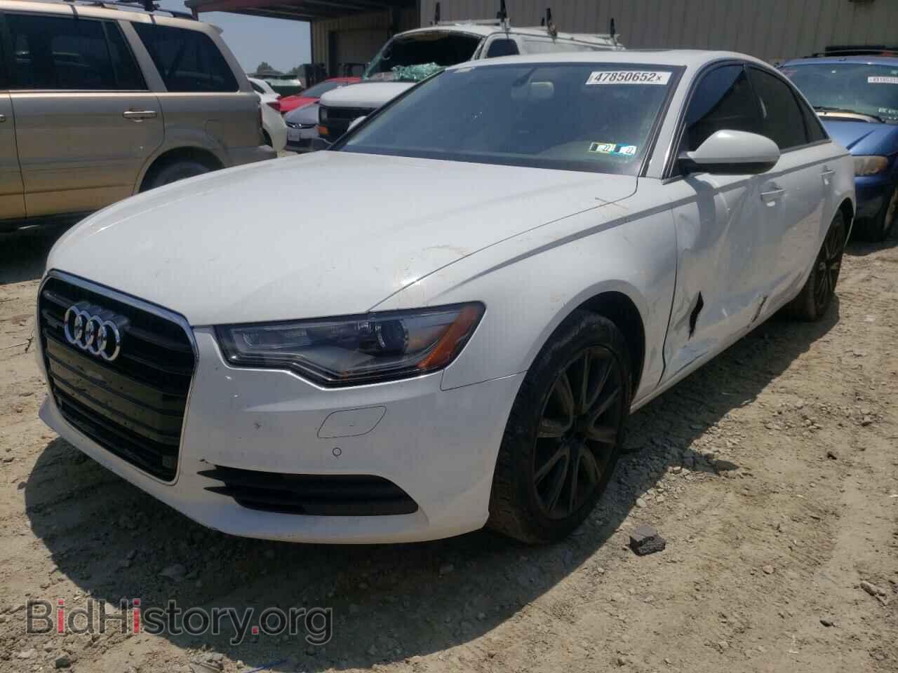 2013 AUDI A6 - VIN: WAUGFAFC0DN095931 - Фото 2