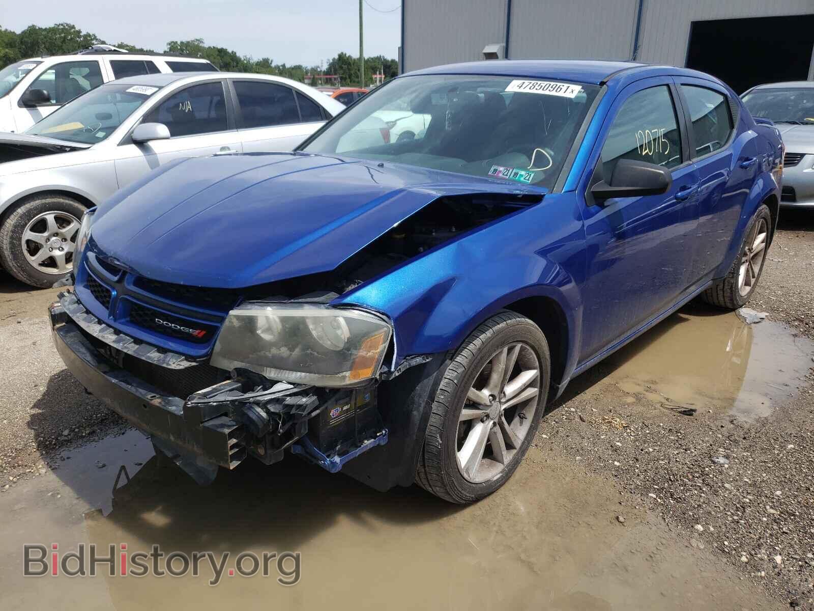 2014 DODGE AVENGER - VIN: 1C3CDZAB0EN226785 - Фото 2