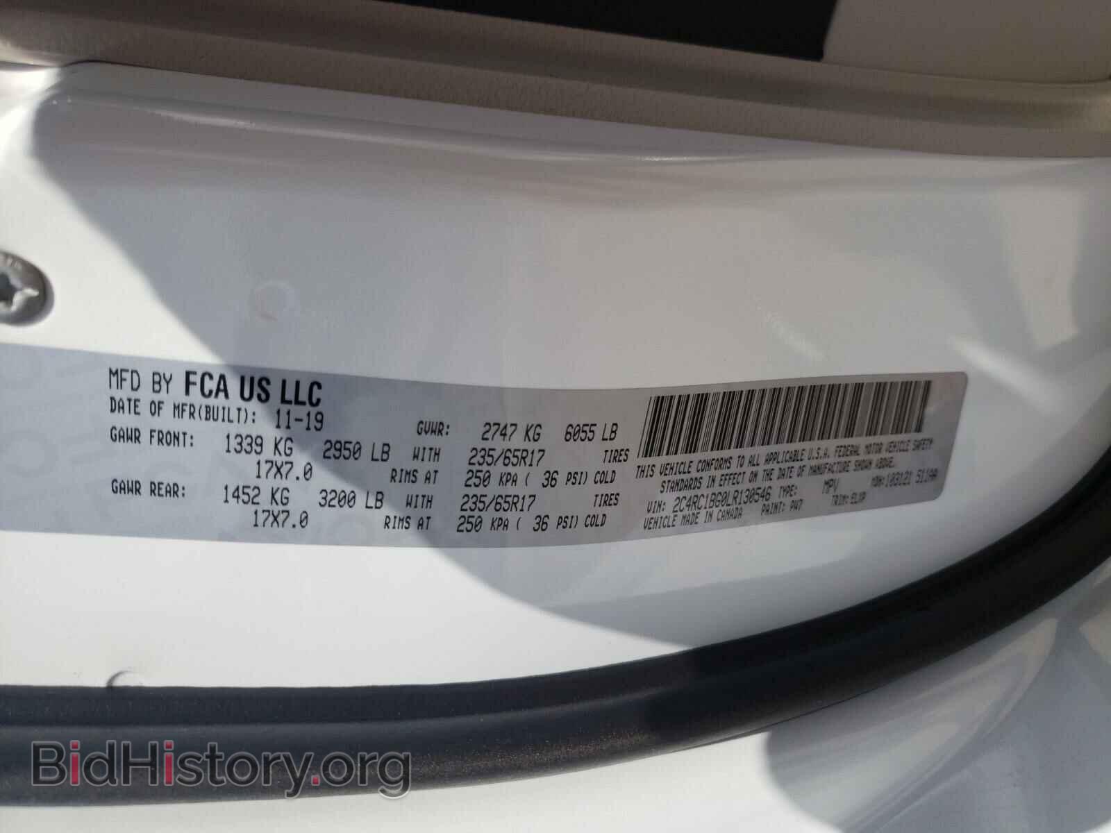 2020 CHRYSLER PACIFICA - VIN: 2C4RC1BG0LR130546 - Photo 10