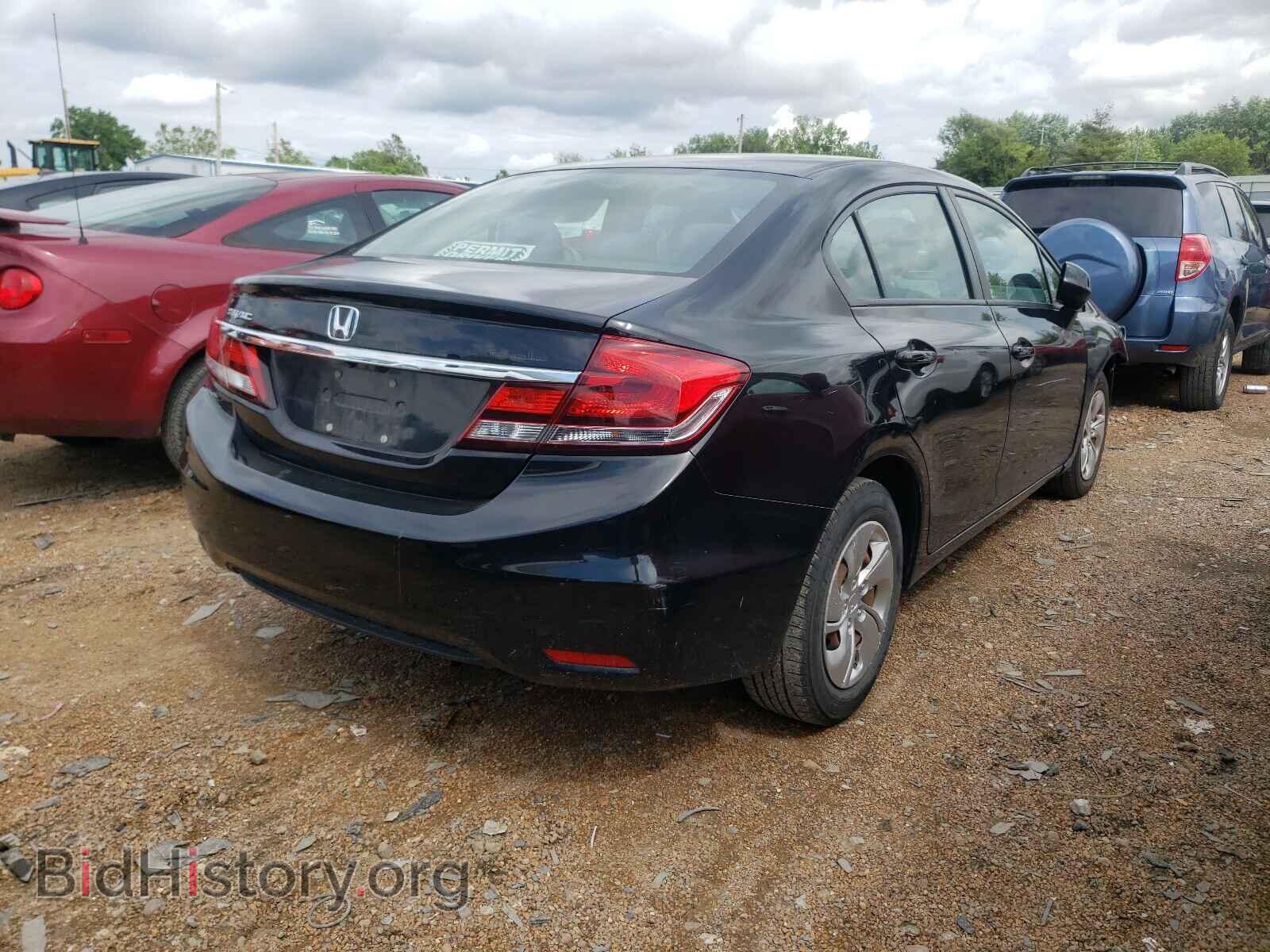 2013 HONDA CIVIC - VIN: 19XFB2F5XDE025844 - Фото 4