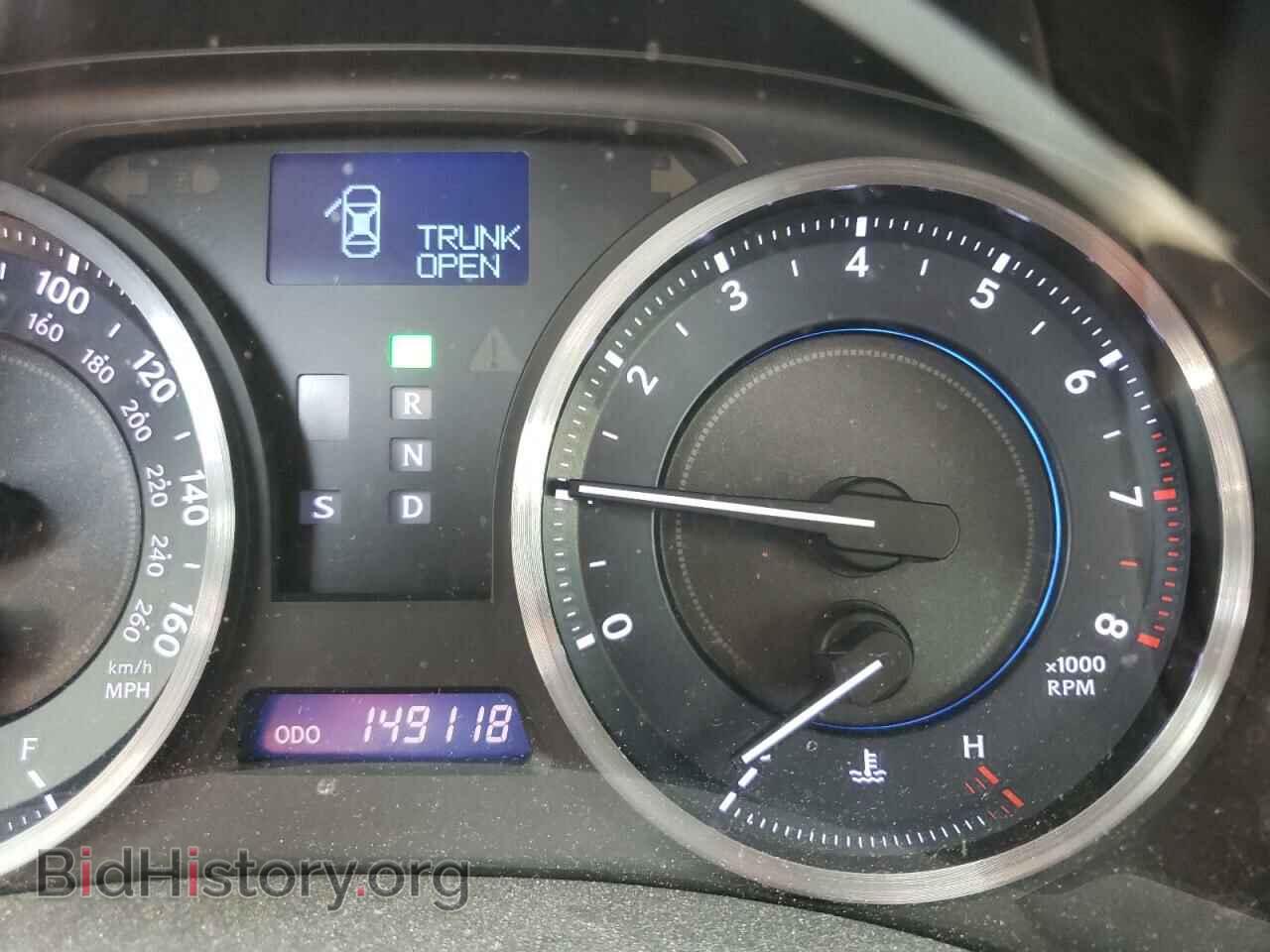 2012 LEXUS IS - VIN: JTHBF5C29C5167643 - Photo 8
