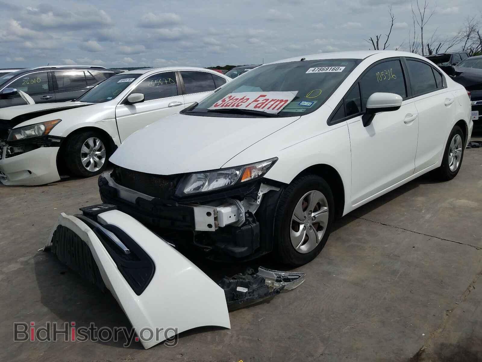 2014 HONDA CIVIC - VIN: 19XFB2F56EE062696 - Фото 2