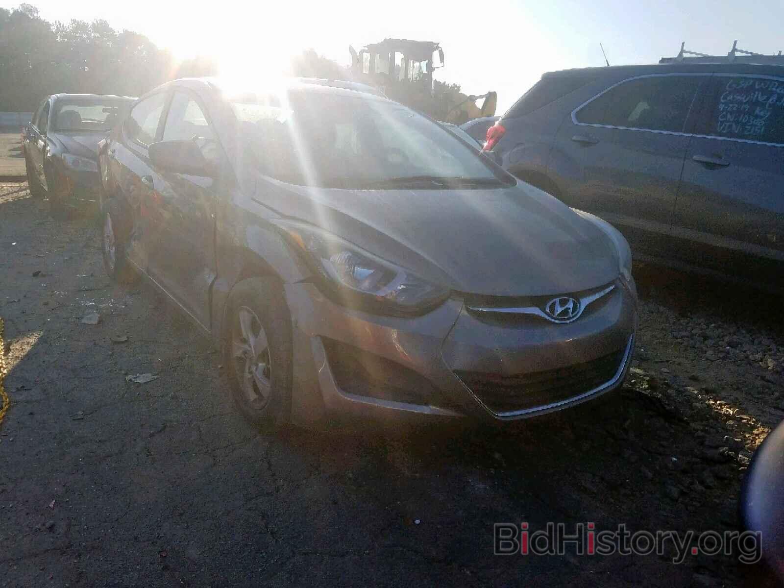 Photo 5NPDH4AE7EH537230 - HYUNDAI ELANTRA 2014