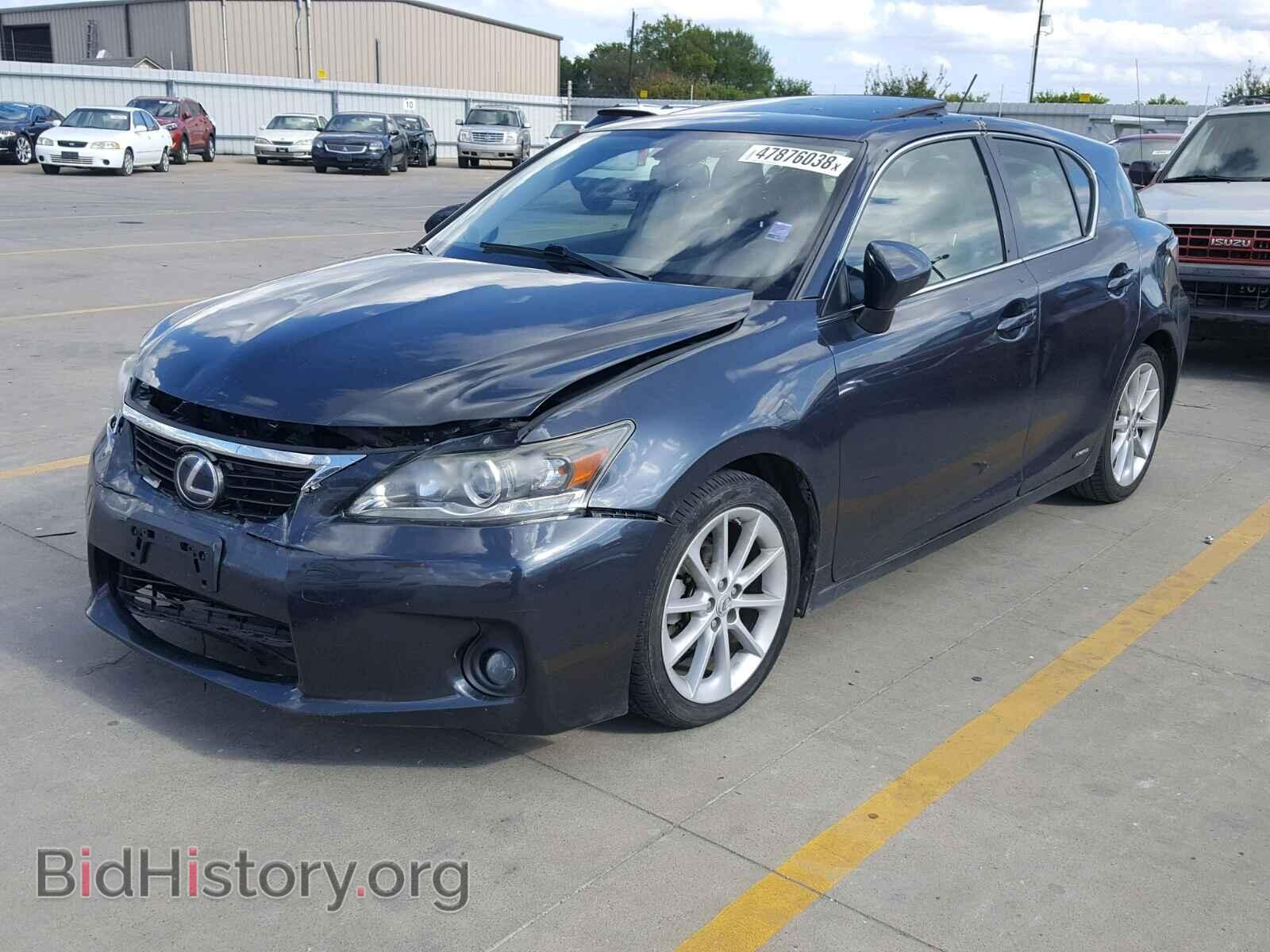 2011 LEXUS CT 200 - VIN: JTHKD5BH9B2013025 - Фото 2