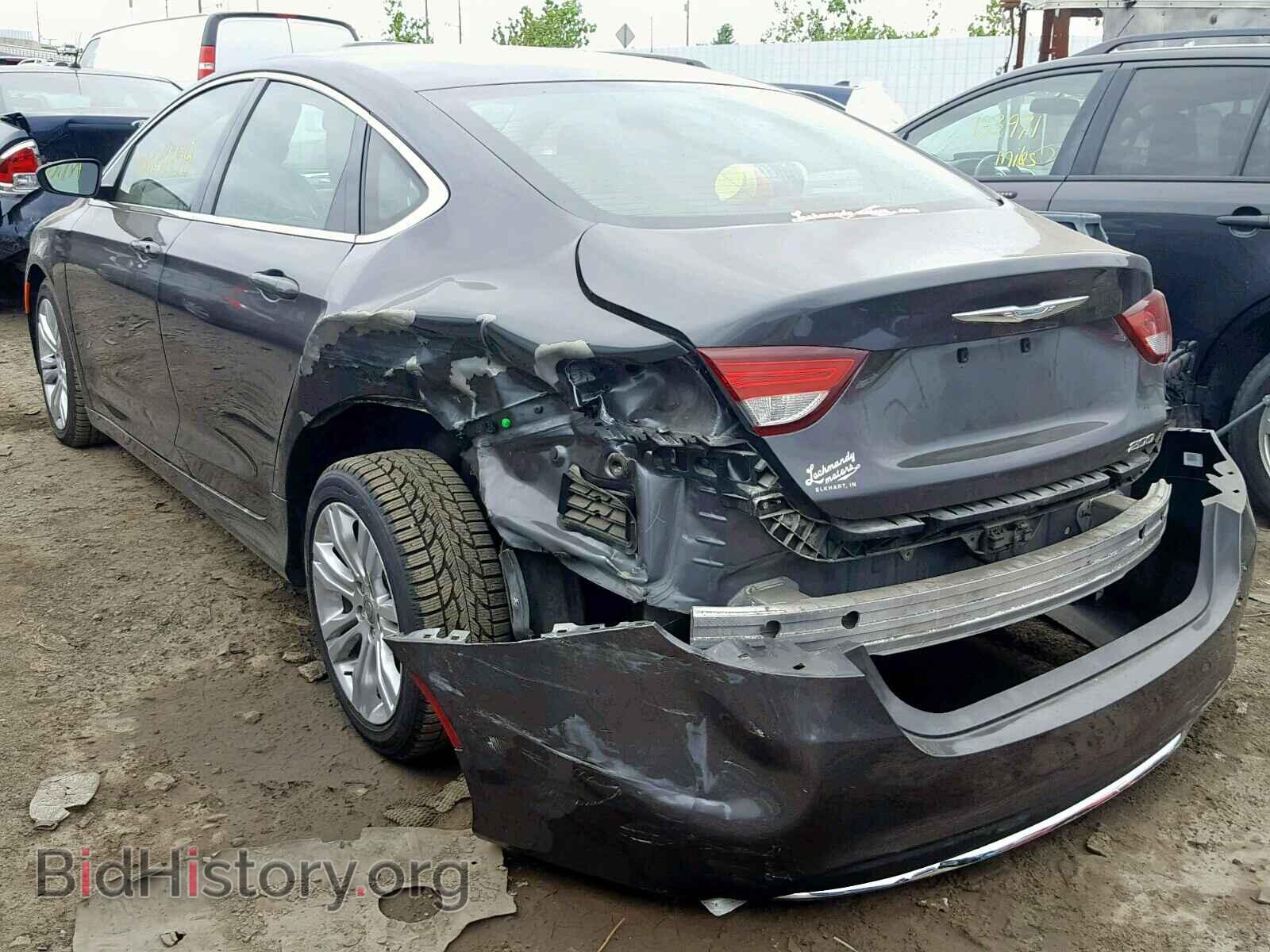 2015 CHRYSLER 200 - VIN: 1C3CCCAB7FN754034 - Фото 3