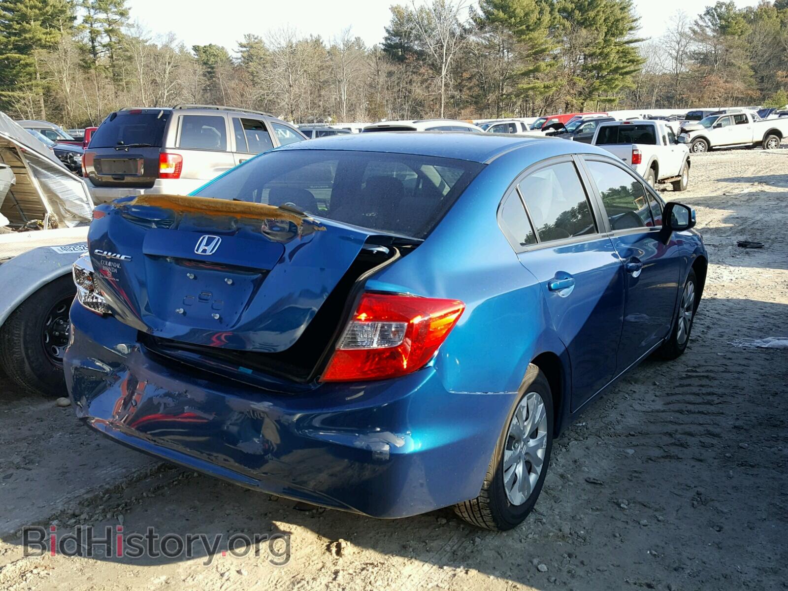 2012 HONDA CIVIC - VIN: 2HGFB2F50CH562081 - Фото 4