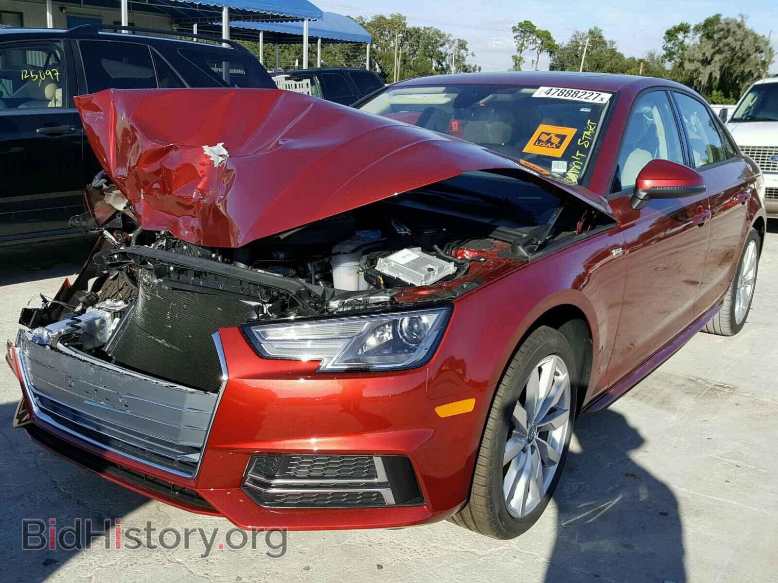 2018 AUDI A4 - VIN: WAUKMAF4XJA029107 - Фото 2
