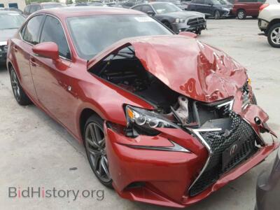 2015 Lexus IS IS 350, красный — VIN JTHCE1D28F5007904, Copart
