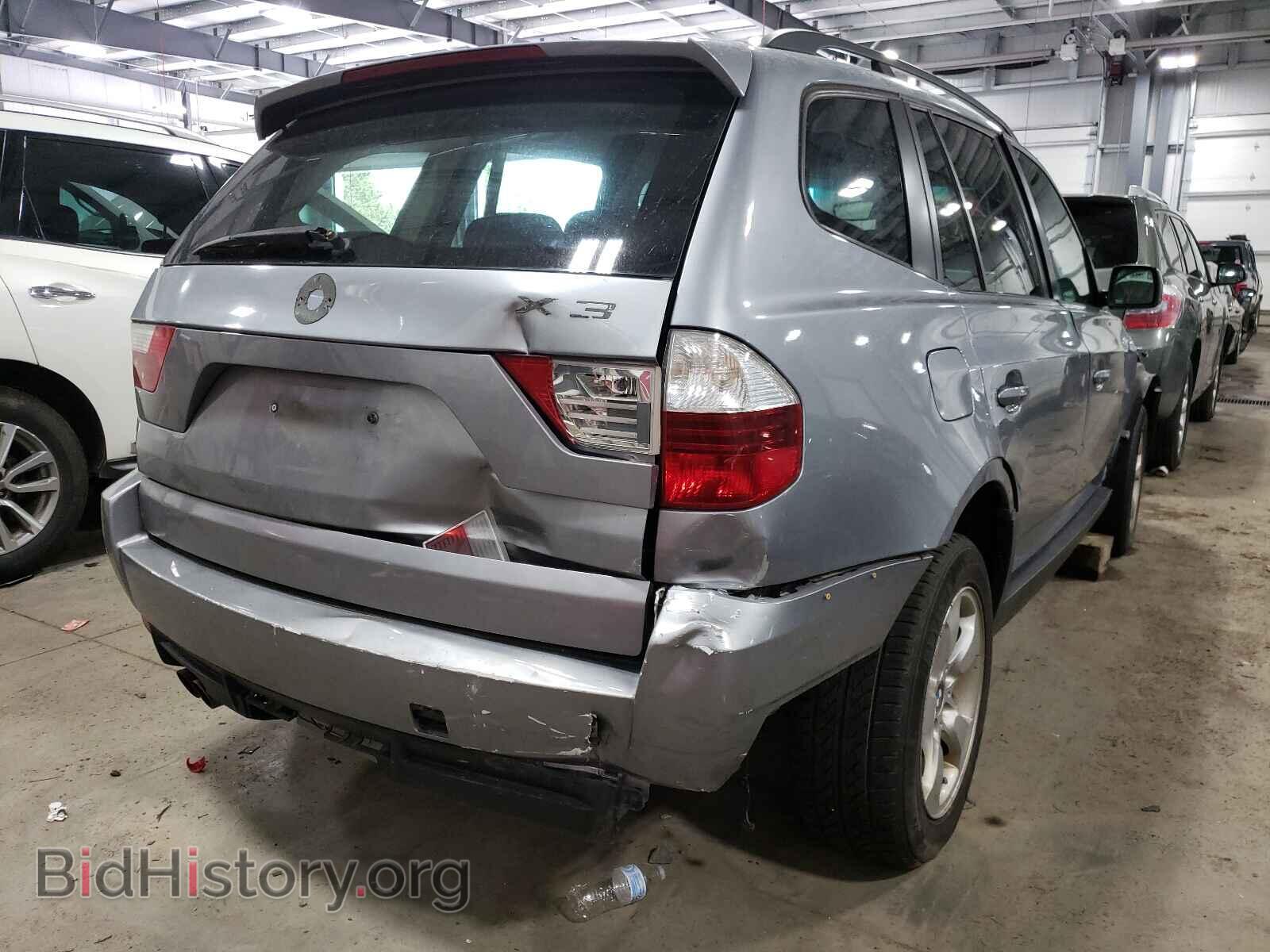 2008 BMW X3 - VIN: WBXPC93458WJ08540 - Фото 4