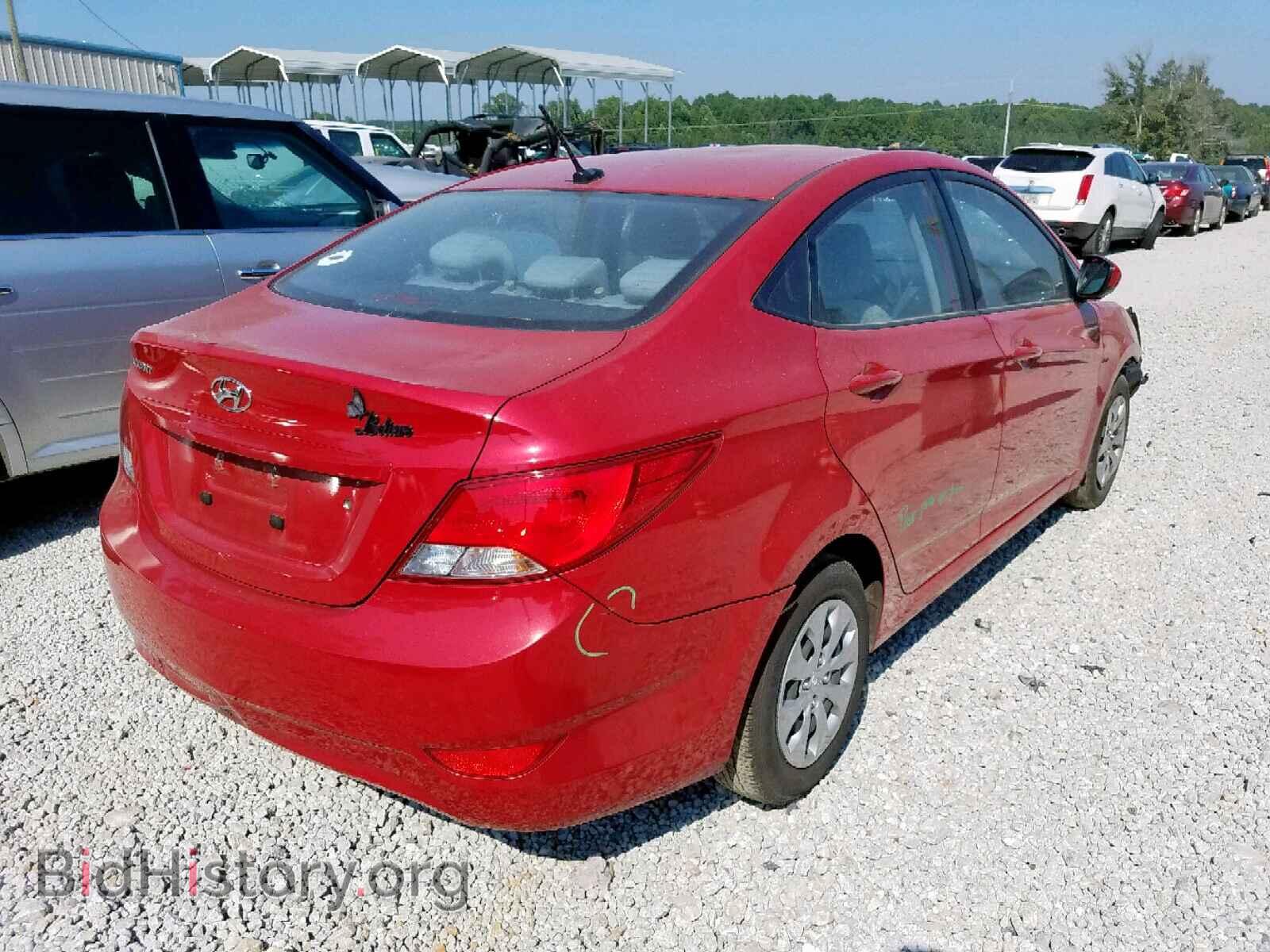 2016 HYUNDAI ACCENT - VIN: KMHCT4AE9GU995107 - Фото 4