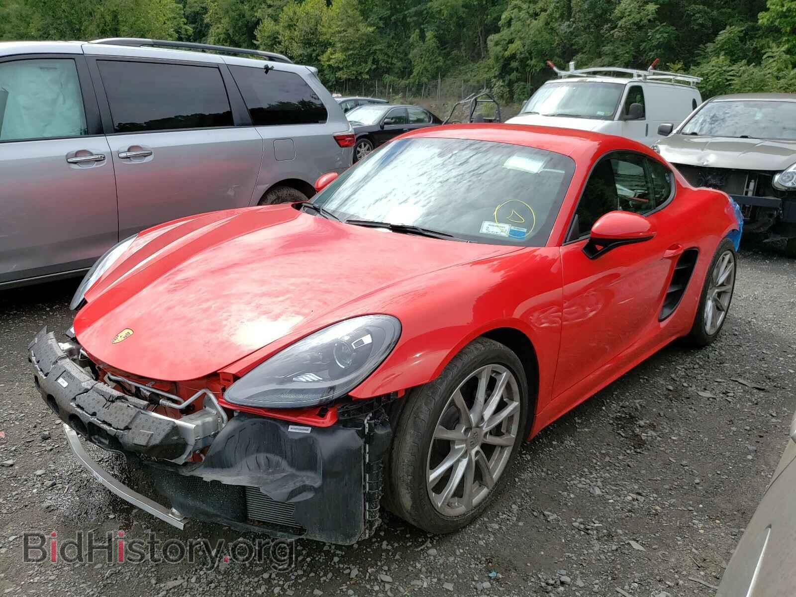 2018 PORSCHE CAYMAN - VIN: WP0AA2A81JS260222 - Фото 2