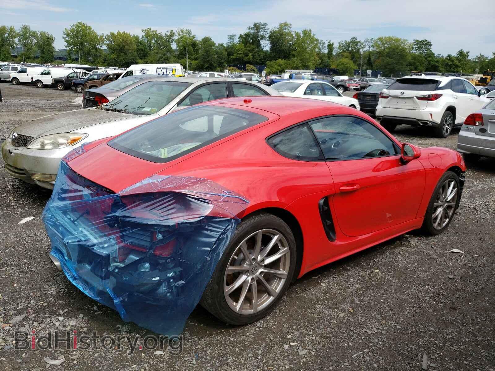 2018 PORSCHE CAYMAN - VIN: WP0AA2A81JS260222 - Фото 4