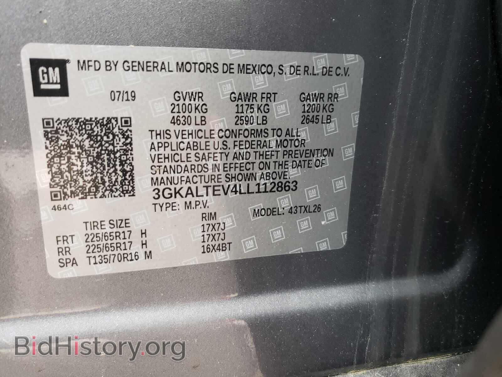 2020 GMC TERRAIN - VIN: 3GKALTEV4LL112863 - Photo 10