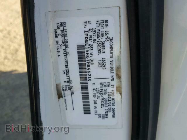 1996 FORD ECONOLINE - VIN: 1FDEE14H6THB46210 - Photo 10