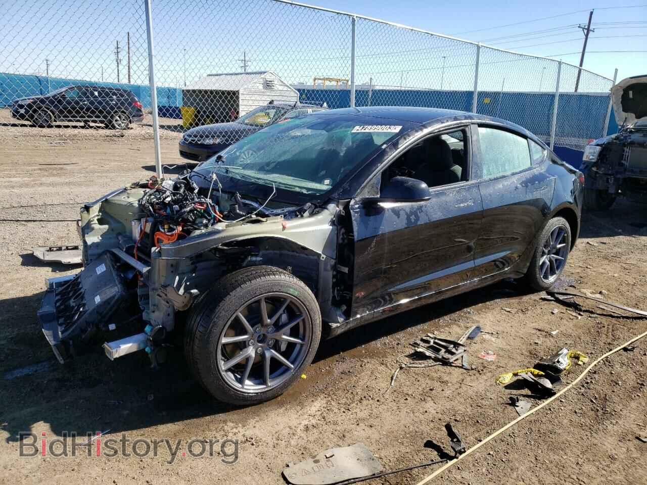 Фотография 5YJ3E1EB5NF185489 - TESLA MODEL 3 2022