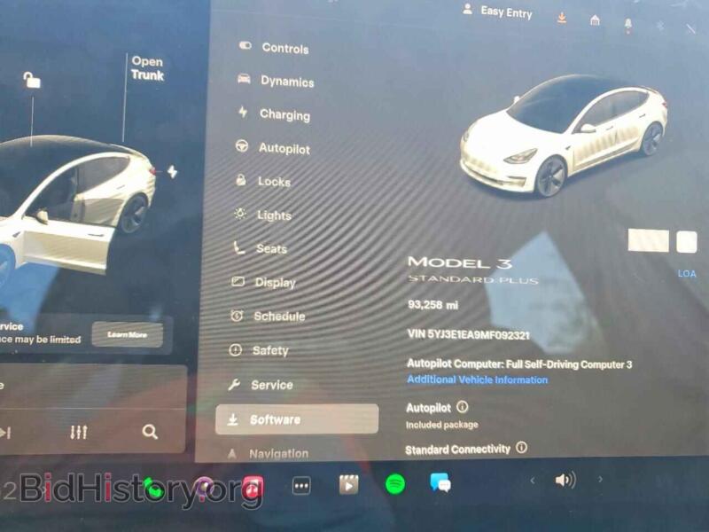 2021 Tesla MODEL 3 (VIN 5YJ3E1EA9MF092321) — фото 9 из 12