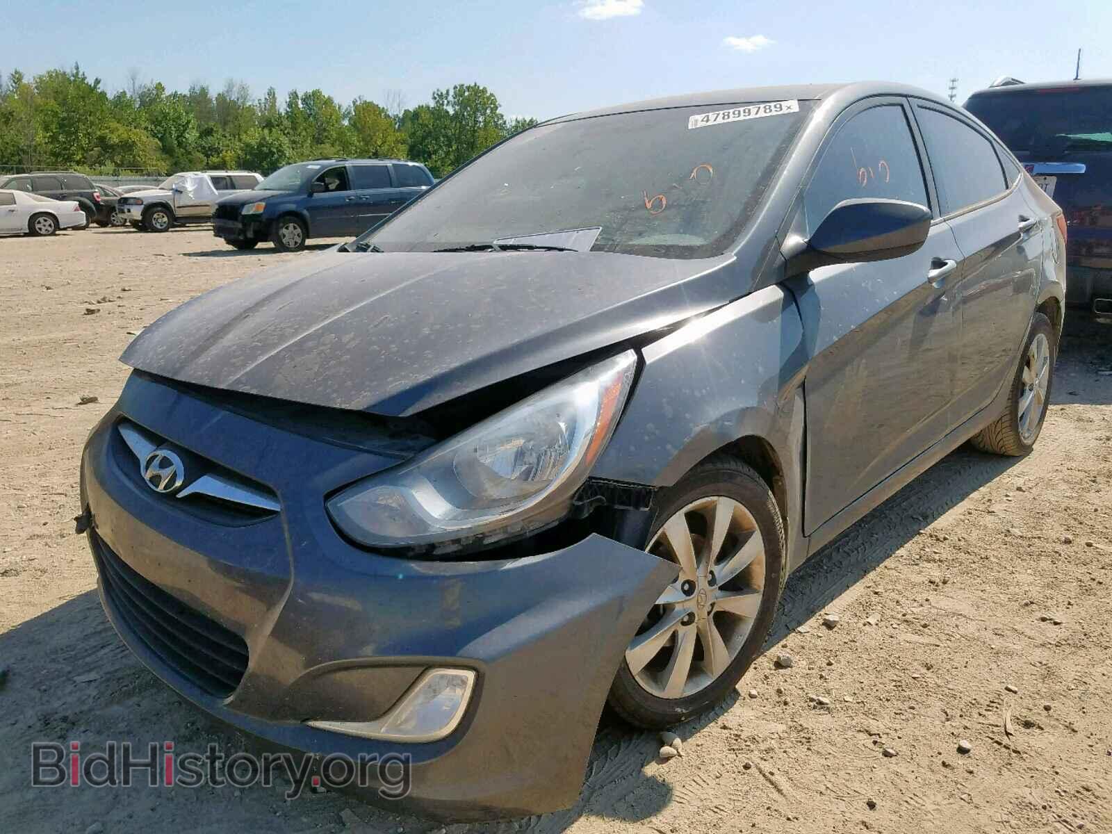 2013 HYUNDAI ACCENT - VIN: KMHCU4AE8DU300169 - Фото 2