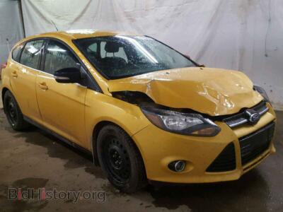 2012 Ford FOCUS Focus Tita, yellow — VIN 1FAHP3N25CL187609, Copart
