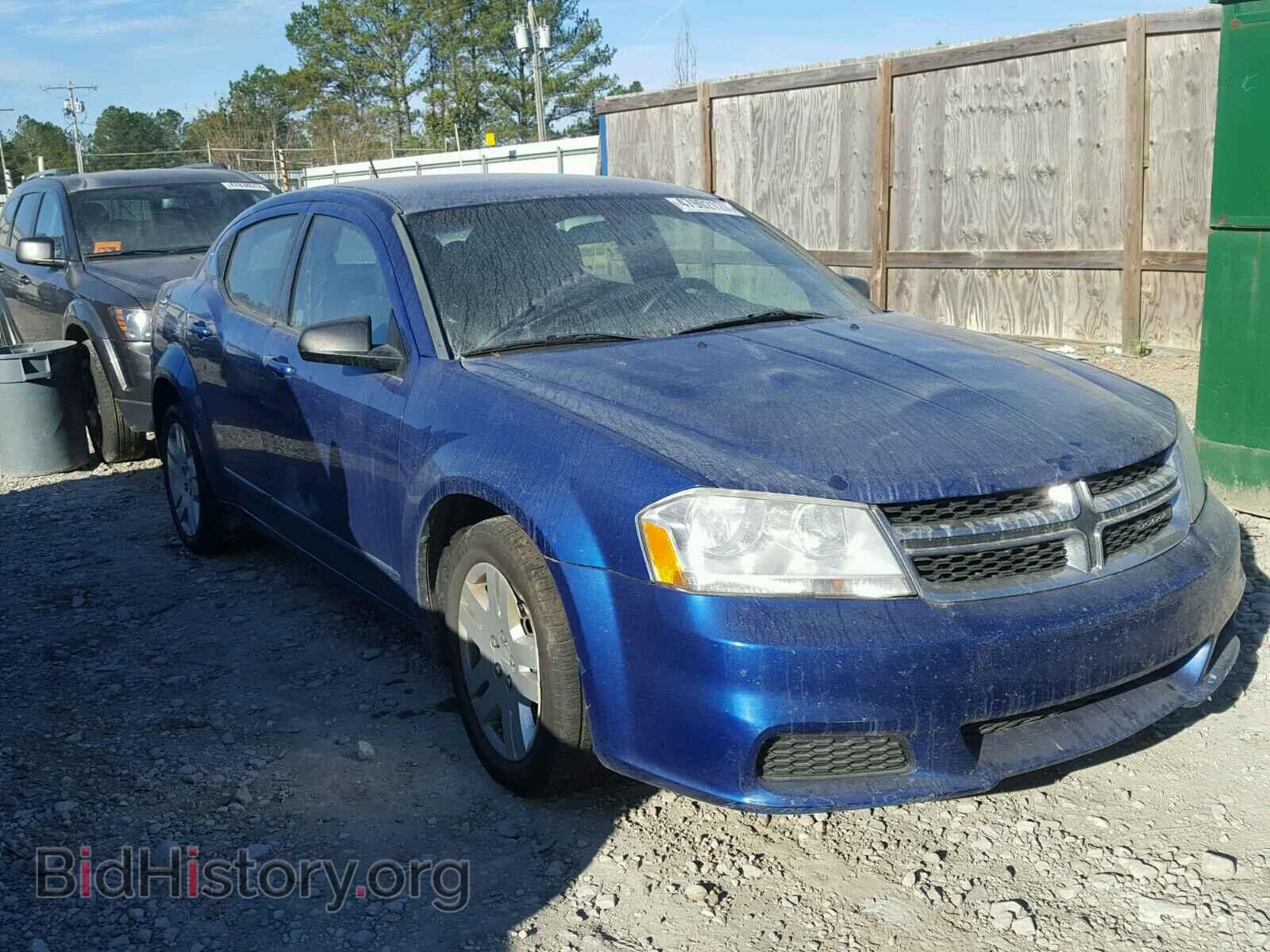 Photo 1C3CDZAB7CN274717 - DODGE AVENGER 2012