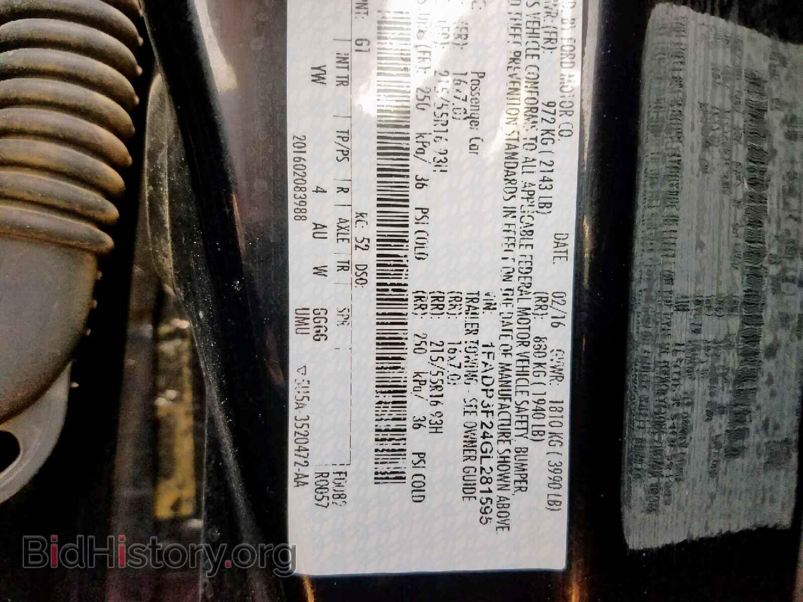 2016 FORD FOCUS SE - VIN: 1FADP3F24GL281595 - Фото 10